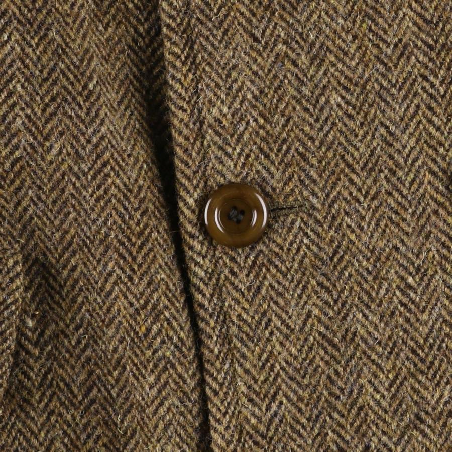 古着 セントマイケル Harris Tweed ハリスツイード ヘリンボーン 