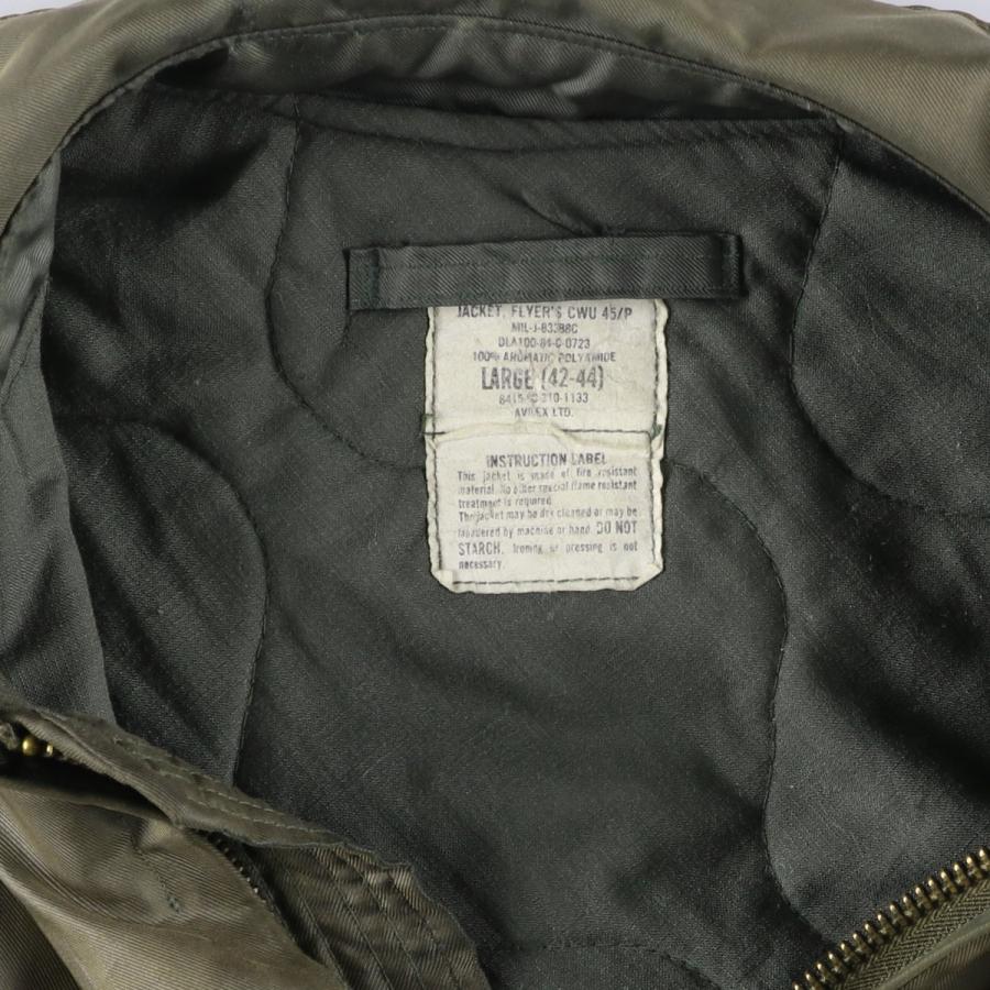 古着 80年代 米軍実品 CWU-45/P ミリタリー フライトジャケット USA製