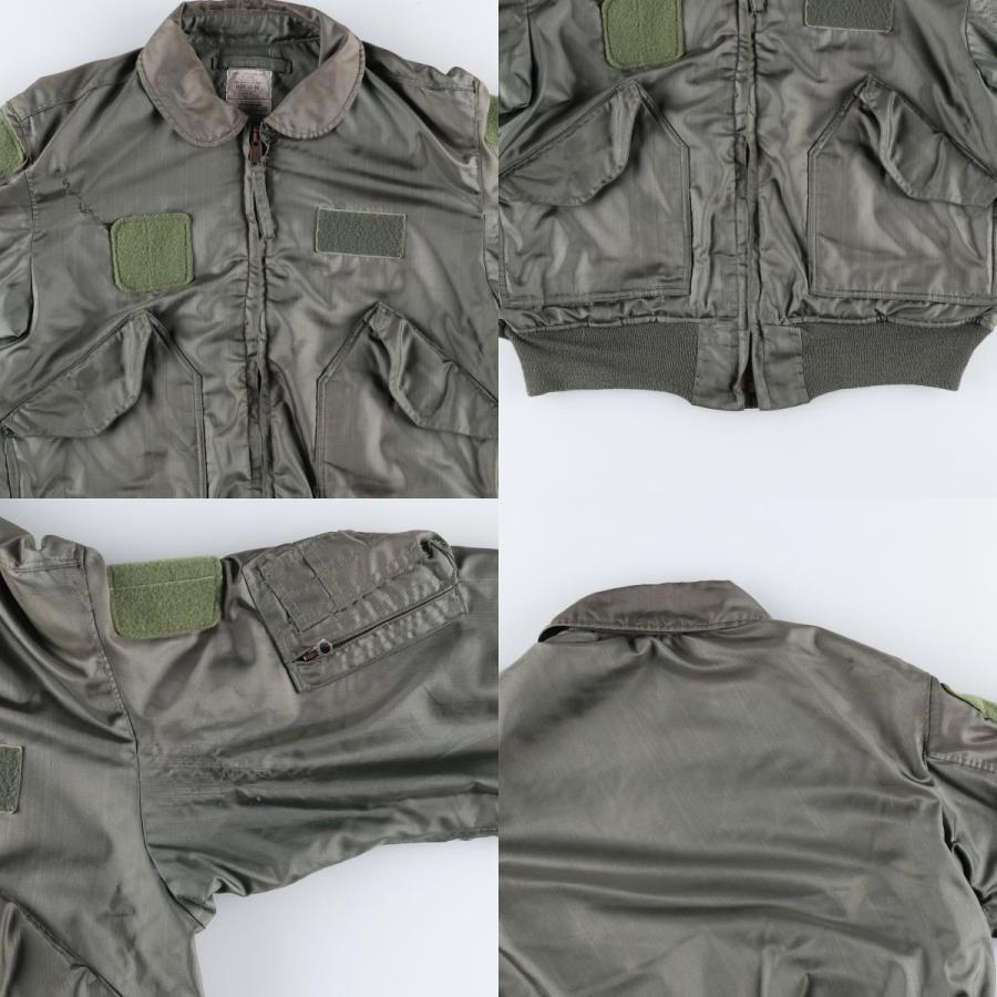 古着 80年代 米軍実品 CWU-45P 中綿入り ミリタリー フライトジャケット USA製 LARGE メンズL相当 ヴィンテージ/evb032531 古着 80年代 米軍実品 CWU-45P 中綿入り ミリタリー フライト