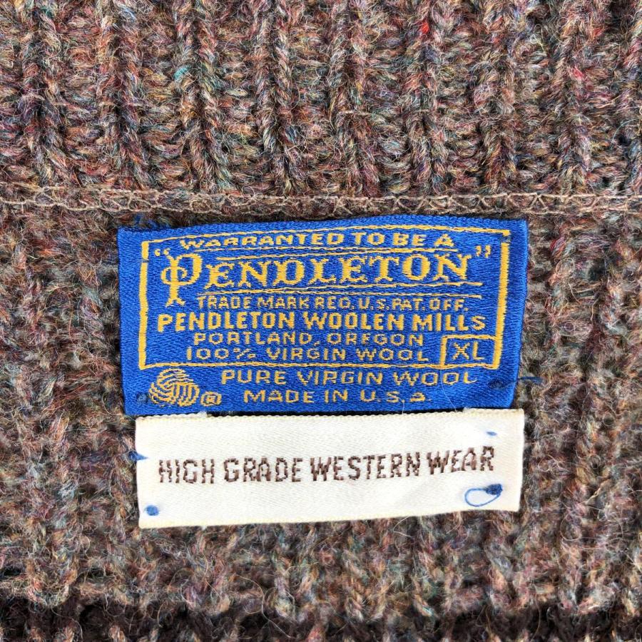 PENDLETON（ペンドルトン） 古着 70年代 総柄 カウチンセーター USA製