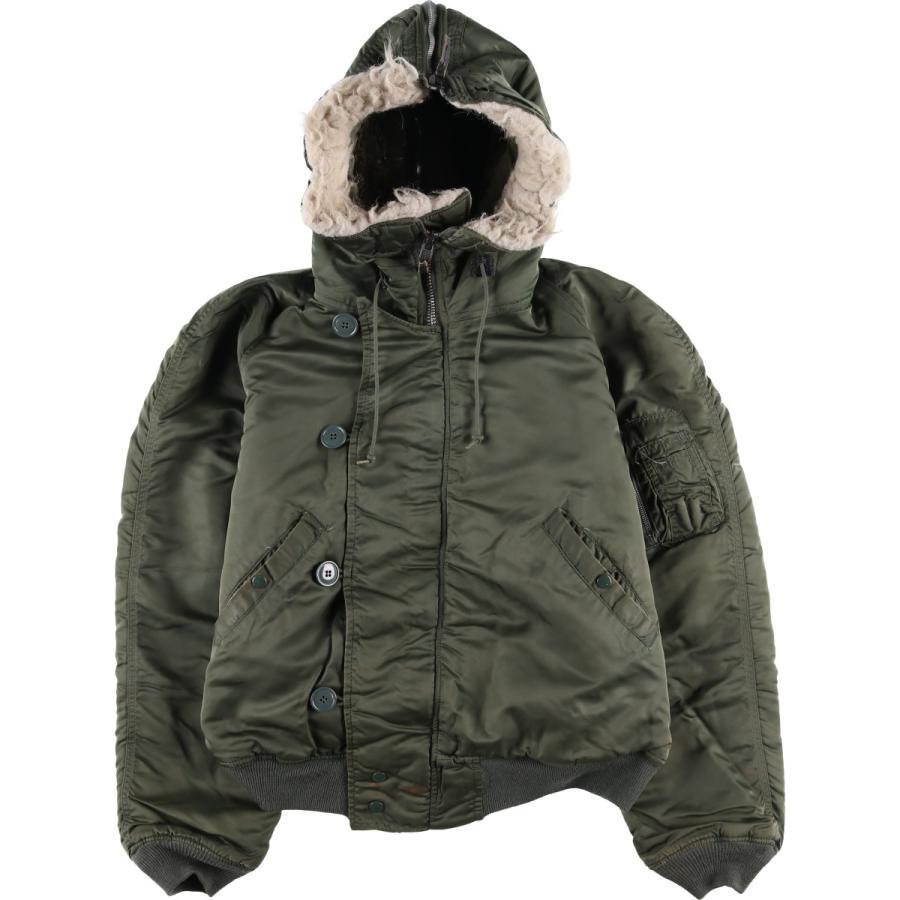 古着 90年代 民間品 アルファ ALPHA N-2Bタイプ 中綿入り ミリタリー