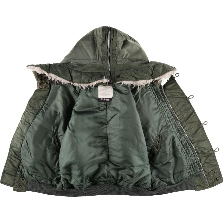 古着 90年代 民間品 アルファ ALPHA N-2Bタイプ 中綿入り ミリタリー