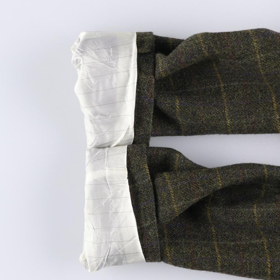 美品　バーバリーズ　チェック　ダブルジャケット　ウール　ビンテージ　11号 70-80's Burberrys バーバリーチェック柄 テーラードジャケット