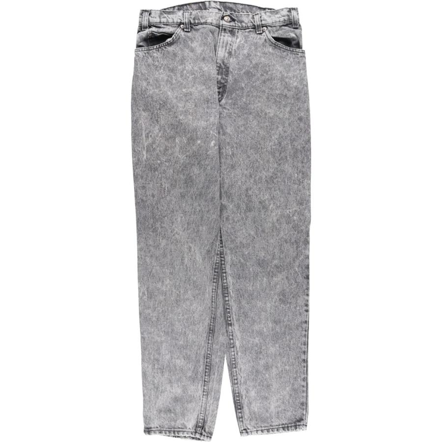 古着 90年代 リーバイス Levi's 40550-4158 ケミカルウォッシュ ブラックデニム テーパードデニムパンツ USA製 メンズw32相当 ヴィンテージ/evb032786 Levi's（リーバイス） 古着 90年代 Levi's 40550-4158 ケミカル