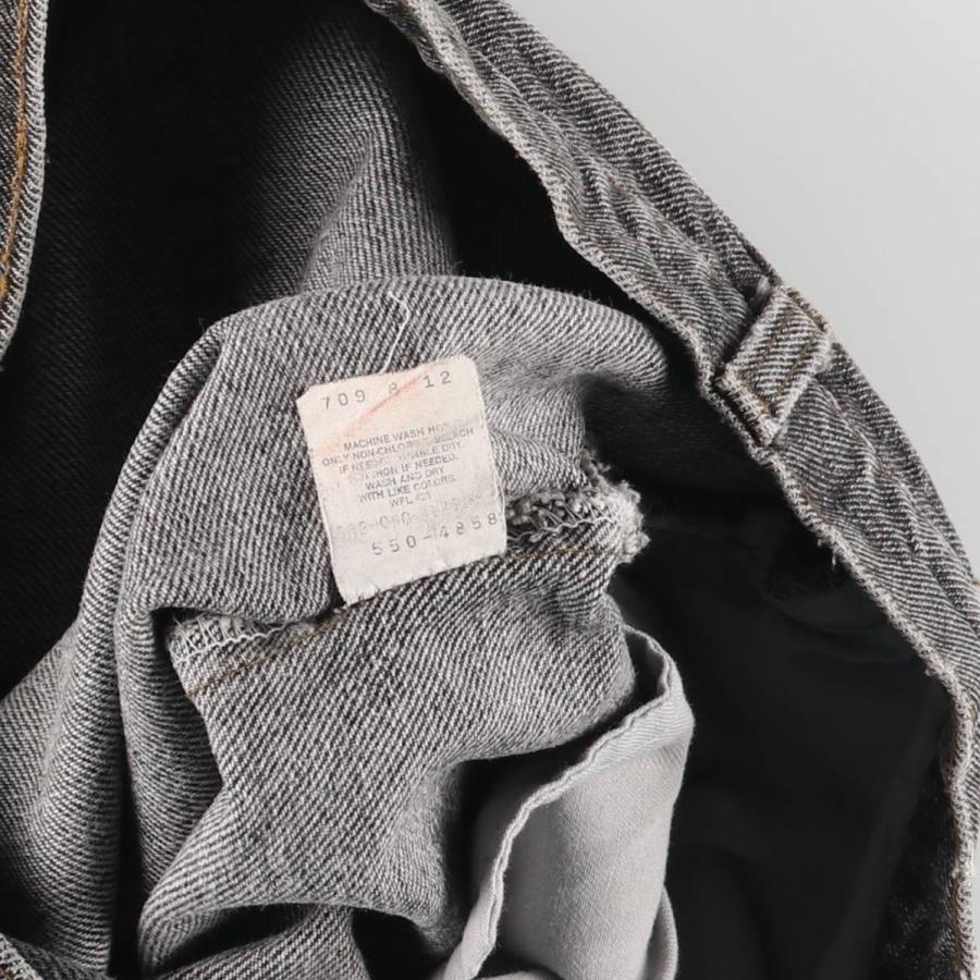 Levi's（リーバイス） 古着 90~00年代 Levi's 550-4858 ブラックデニム