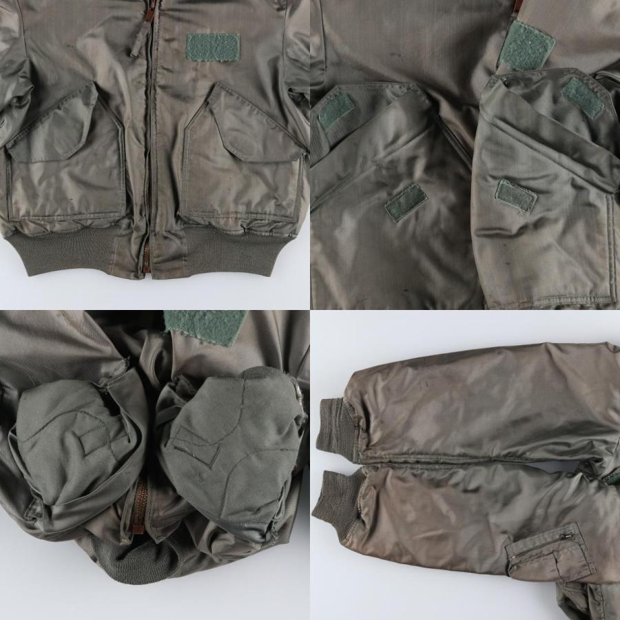 古着 米軍実品 CWU-45/P ミリタリー フライトジャケット USA製 メンズL