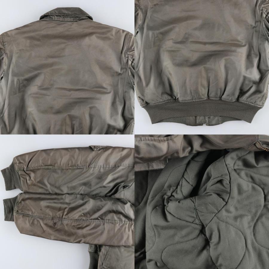 古着 米軍実品 CWU-45/P ミリタリー フライトジャケット USA製 メンズL