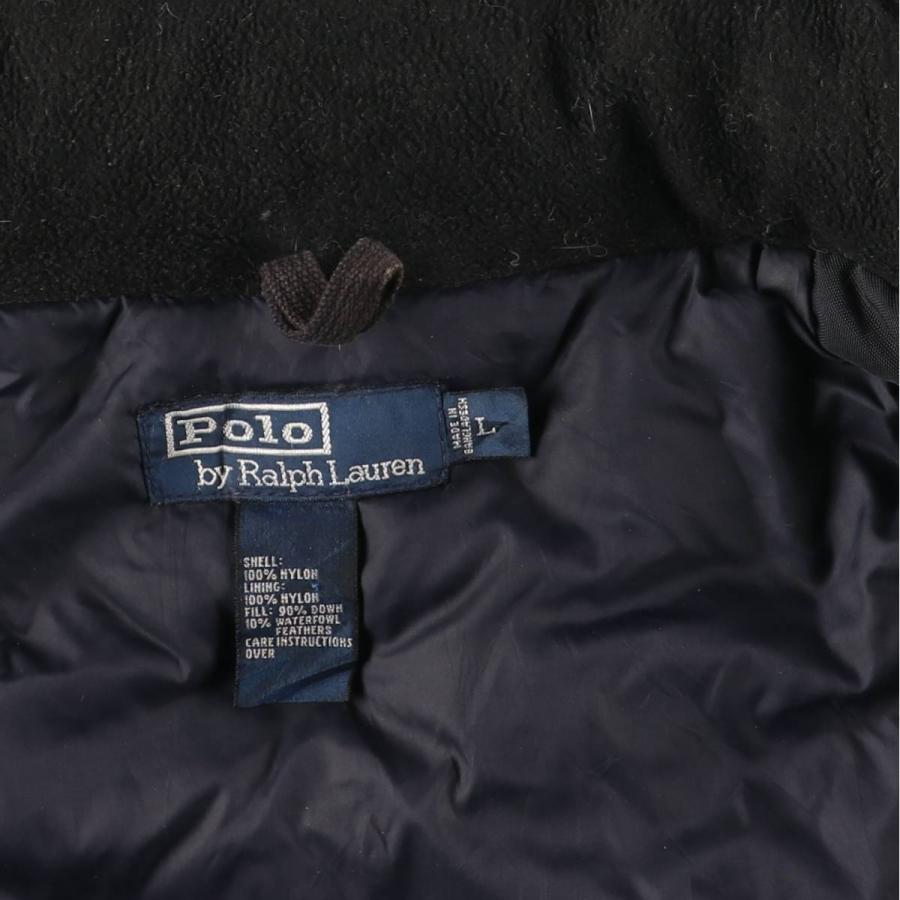 古着 ラルフローレン Ralph Lauren POLO by ダウンジャケット メンズL