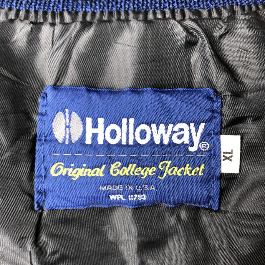 古着 90年代 HOLLOWAY ウールスタジャン アワードジャケット バー