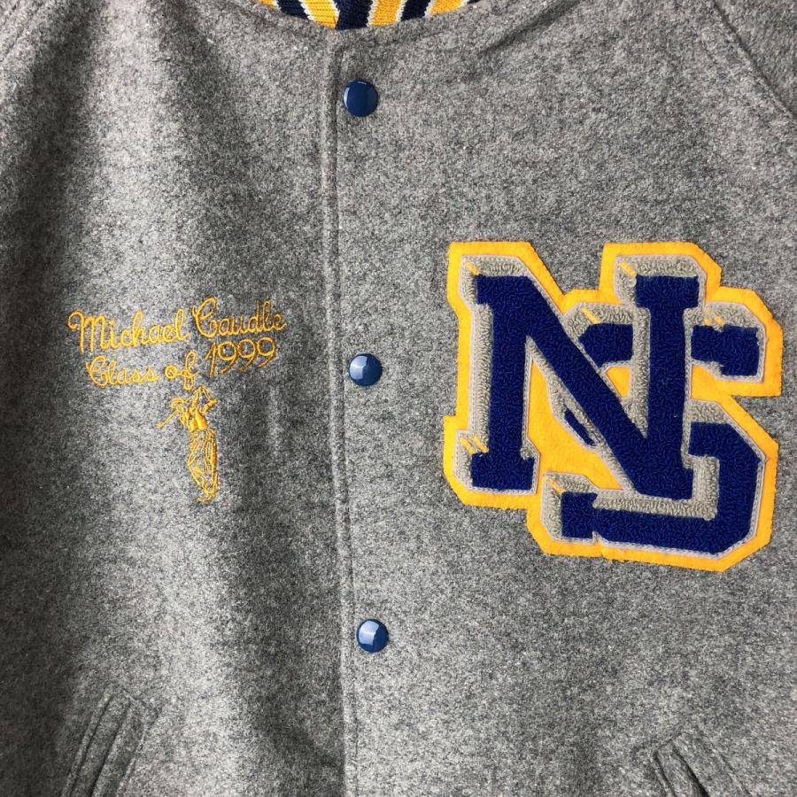 古着 90年代 HOLLOWAY ウールスタジャン アワードジャケット バー