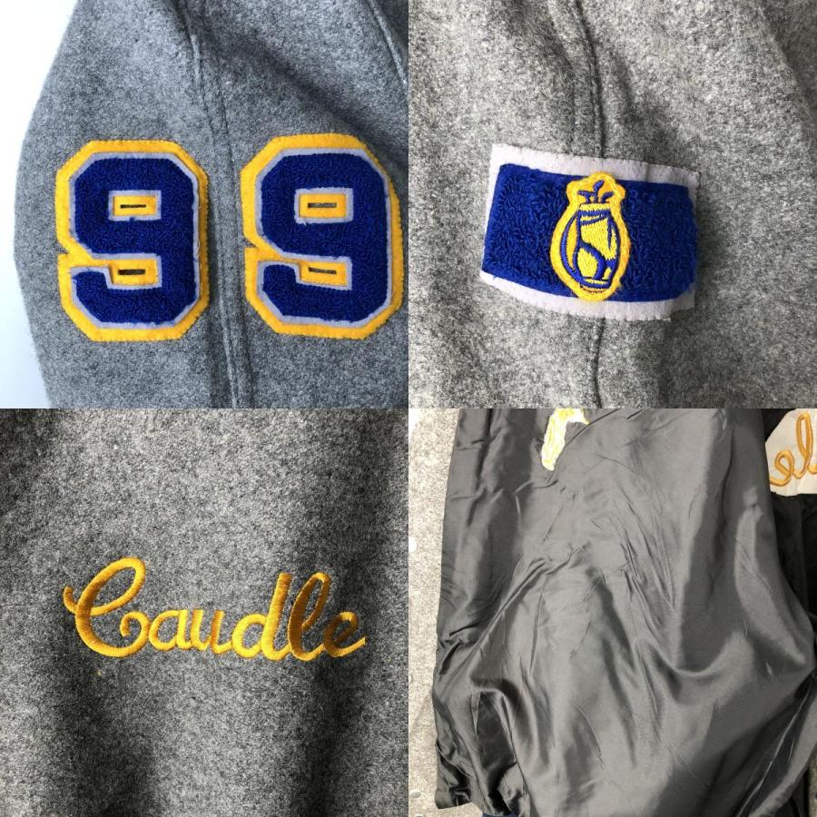 古着 90年代 HOLLOWAY ウールスタジャン アワードジャケット バー