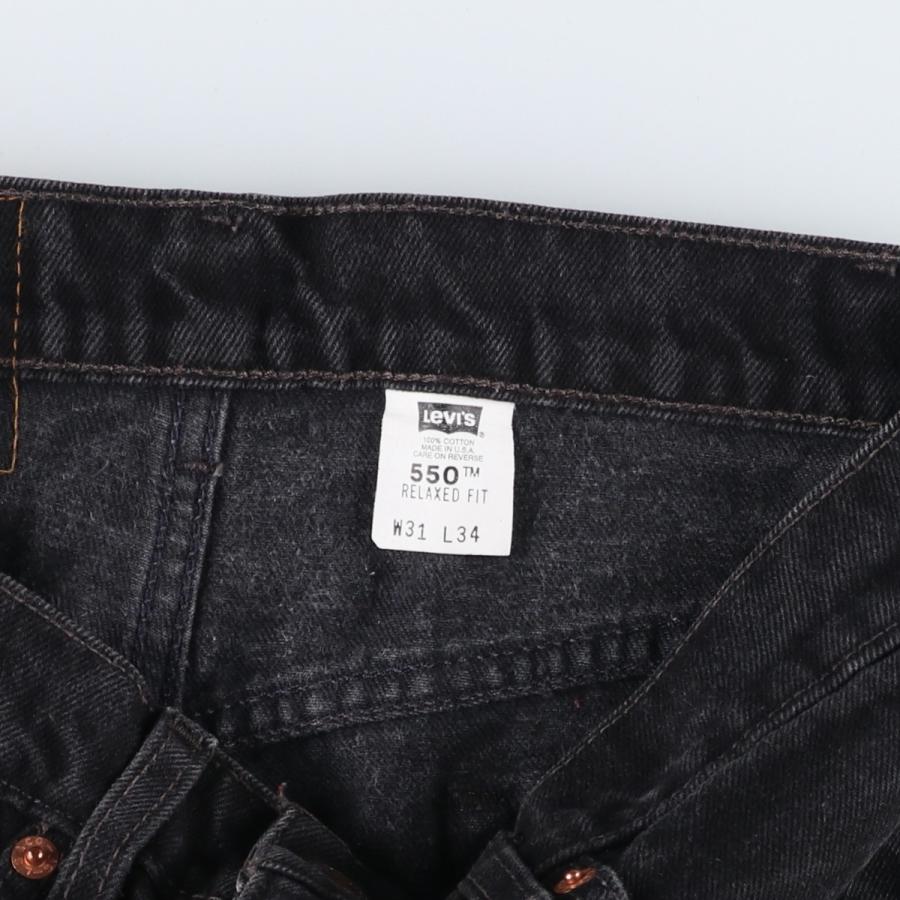 Levi's（リーバイス） 古着 90年代 Levi's 550-0260 ブラックデニム