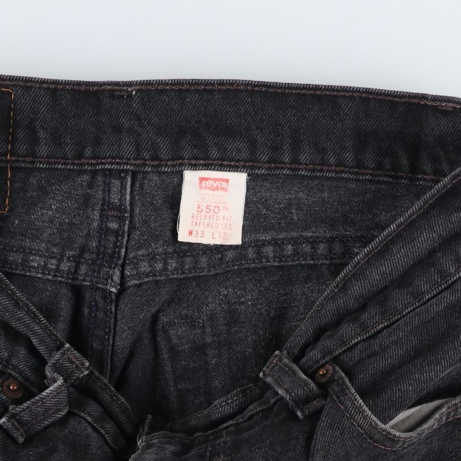 古着 90年代 リーバイス Levis 550-0260 ブラックデニム