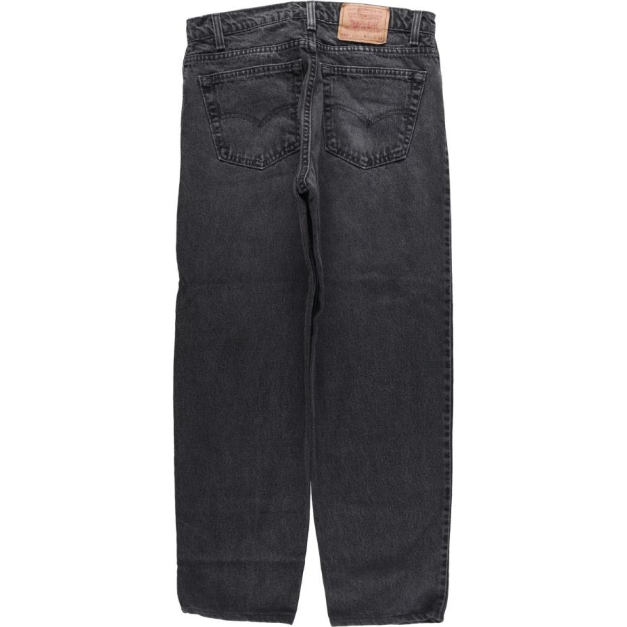 古着 90年代 リーバイス Levi's 550-0260 ブラックデニム テーパードデニムパンツ USA製 メンズw32相当 ヴィンテージ/evb032969 Levi's（リーバイス） 古着 90年代 Levi's 550-0260 ブラックデニム