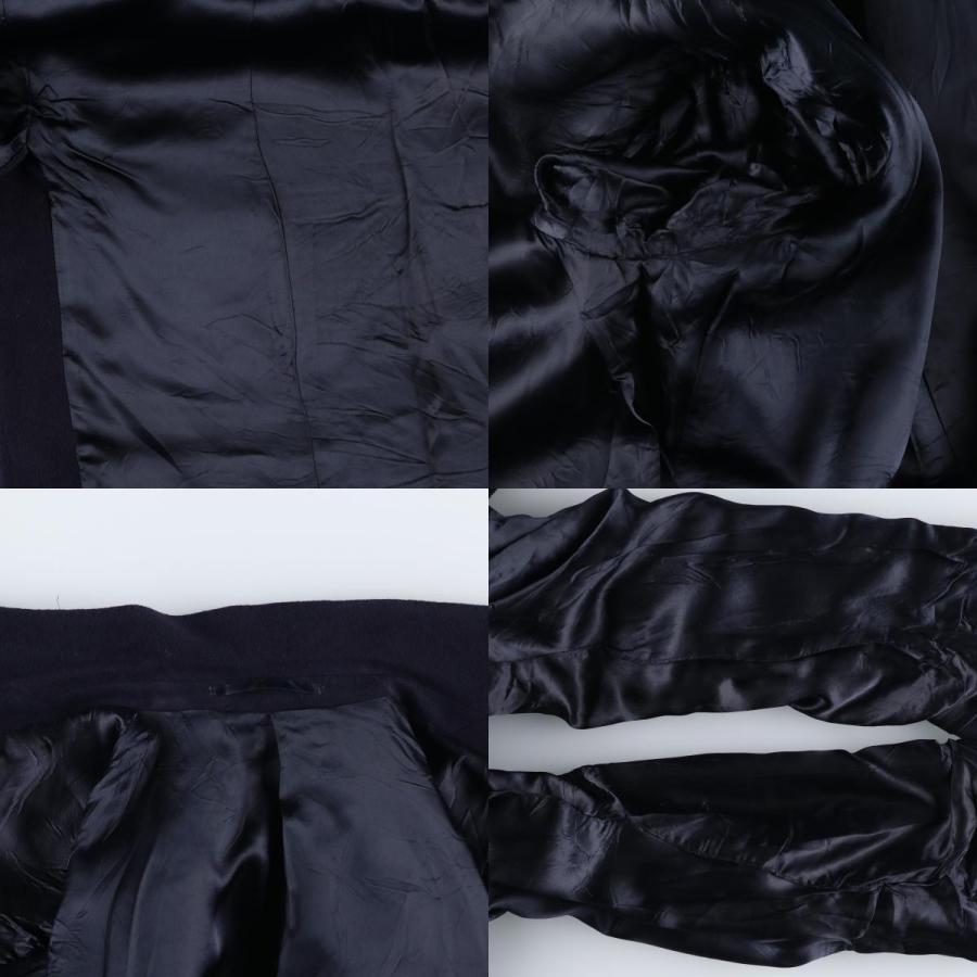 古着 Cecil Gee ダブルブレスト ピークドラペル カシミア チェスター