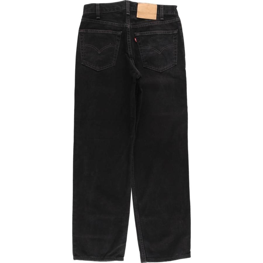 古着 リーバイス Levi's 550 RELAXED FIT ブラックデニム テーパードデニムパンツ USA製 メンズw31相当/evb033101 Levi's（リーバイス） 古着 Levi's 550 RELAXED FIT ブラックデニム