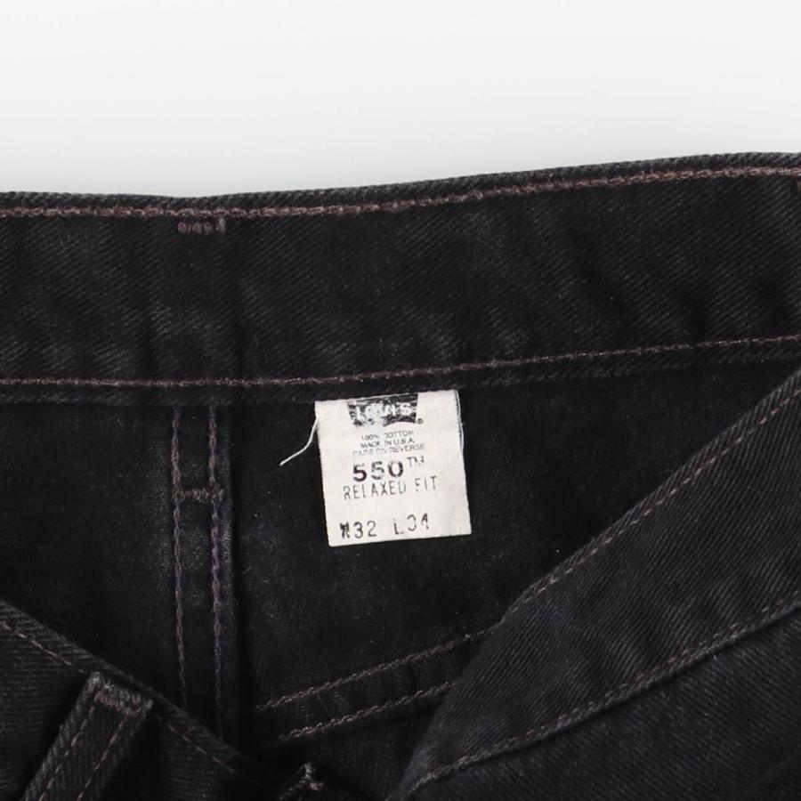Levi's（リーバイス） 古着 Levi's 550 RELAXED FIT ブラックデニム