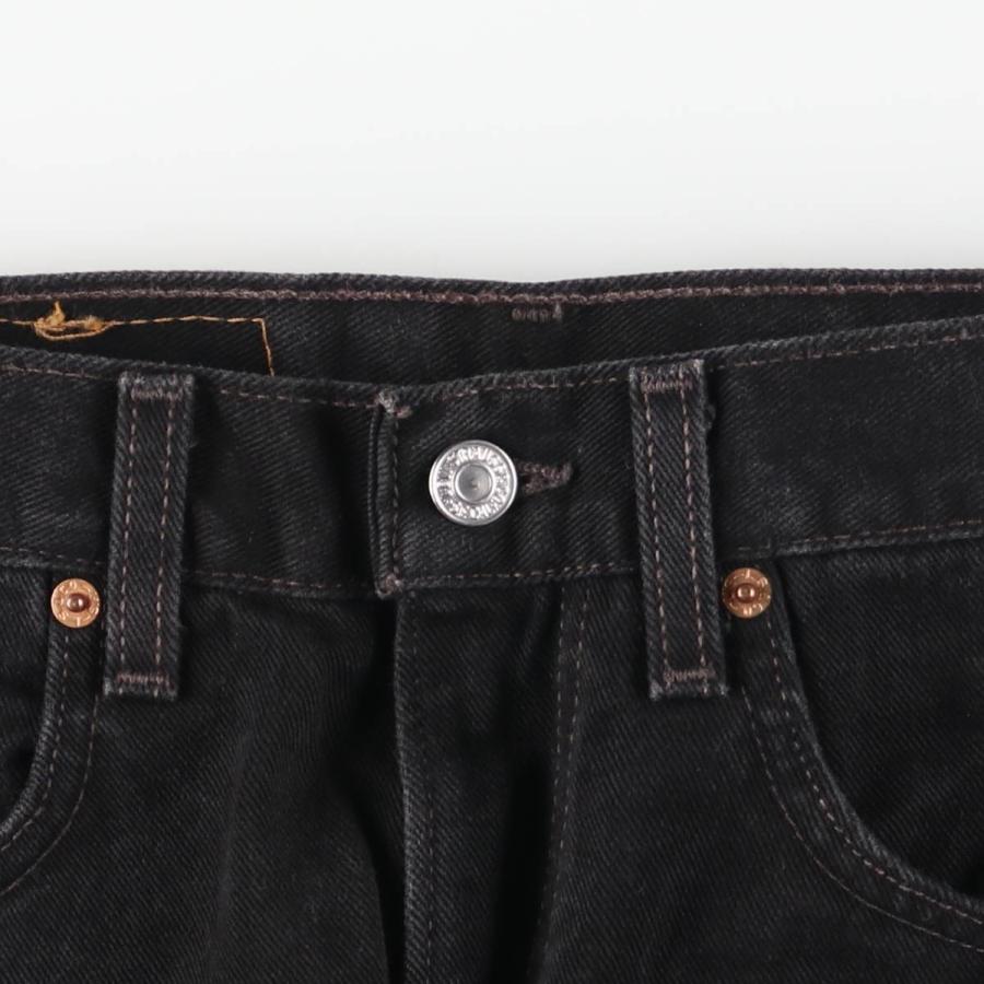 古着 リーバイス Levi's 550 RELAXED FIT ブラックデニム テーパードデニムパンツ USA製 メンズw31相当/evb033101 Levi's（リーバイス） 古着 Levi's 550 RELAXED FIT ブラックデニム