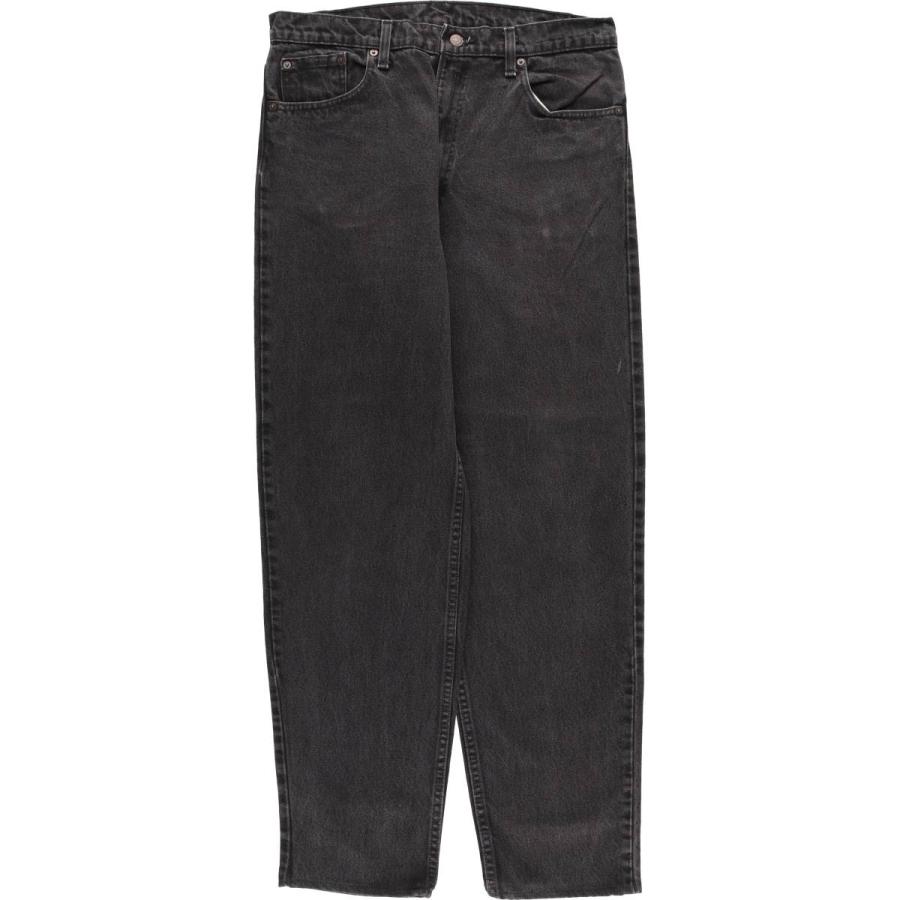 古着 90年代 リーバイス Levi's 550-0260 ブラックデニム テーパードデニムパンツ USA製 メンズw34相当 ヴィンテージ/evb033102 Levi's（リーバイス） 古着 90年代 Levi's 550-0260 ブラックデニム