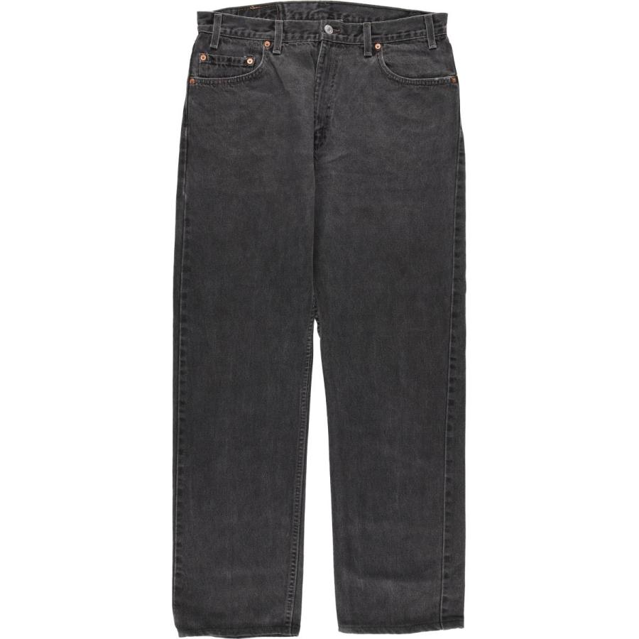 古着 90年代 リーバイス Levi's 505-0260 ブラックデニム テーパードデニムパンツ USA製 メンズw34相当 ヴィンテージ/evb033111 Levi's（リーバイス） 古着 90年代 Levi's 505-0260 ブラックデニム
