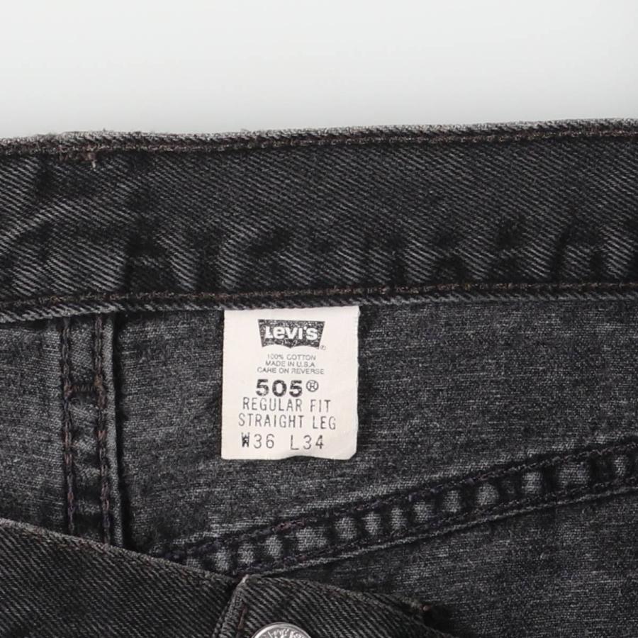 Levi's（リーバイス） 古着 90年代 Levi's 505-0260 ブラックデニム