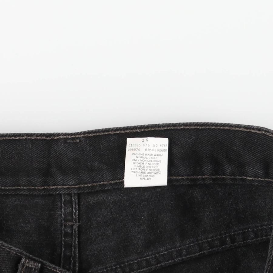 古着 90年代 リーバイス Levi's 505-02600 ブラックデニム テーパードデニムパンツ カナダ製 メンズw32相当 ヴィンテージ/evb033124 Levi's（リーバイス） 古着 90年代 Levi's 505-02600 ブラックデニム
