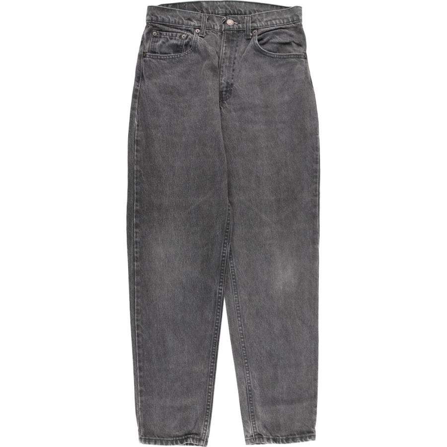 古着 90年代 リーバイス Levi's 550-0260 ブラックデニム テーパードデニムパンツ USA製 メンズw30相当 ヴィンテージ/evb033158 Levi's（リーバイス） 古着 90年代 Levi's 550-0260 ブラックデニム