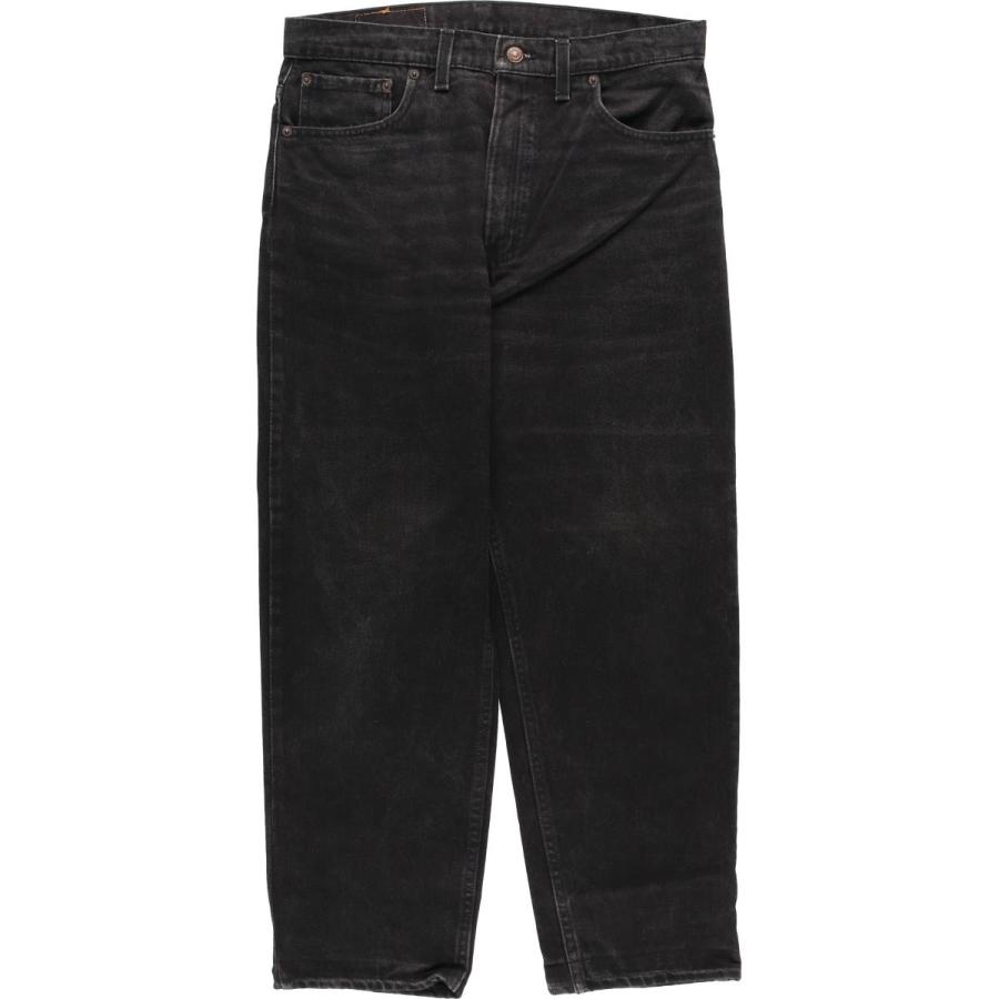 古着 90年代 リーバイス Levi's 550 TAPERED LEG RELAXED FIT ブラックデニム テーパードデニムパンツ USA製 メンズw33相当 ヴィンテージ/evb033161 Levi's（リーバイス） 古着 90年代 Levi's 550 TAPERED LEG RELAXED