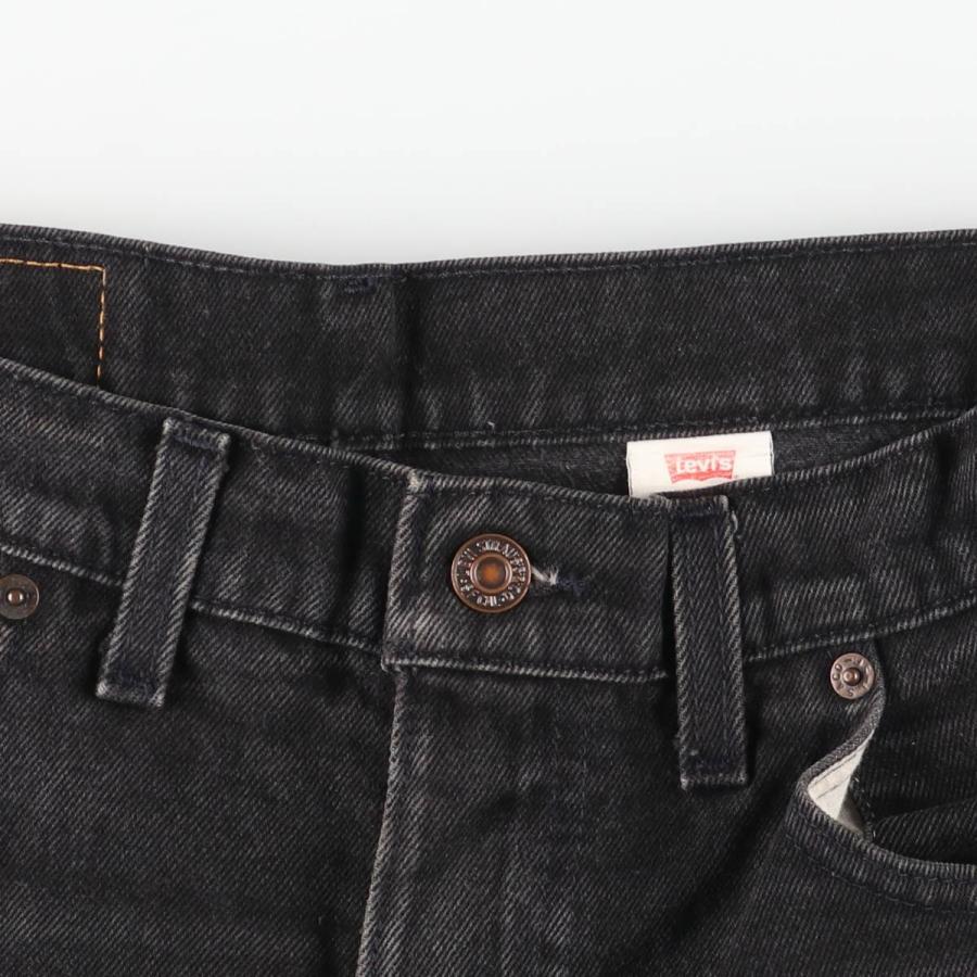 古着 90年代 リーバイス Levi's 550 TAPERED LEG RELAXED FIT ブラックデニム テーパードデニムパンツ USA製 メンズw33相当 ヴィンテージ/evb033161 Levi's（リーバイス） 古着 90年代 Levi's 550 TAPERED LEG RELAXED