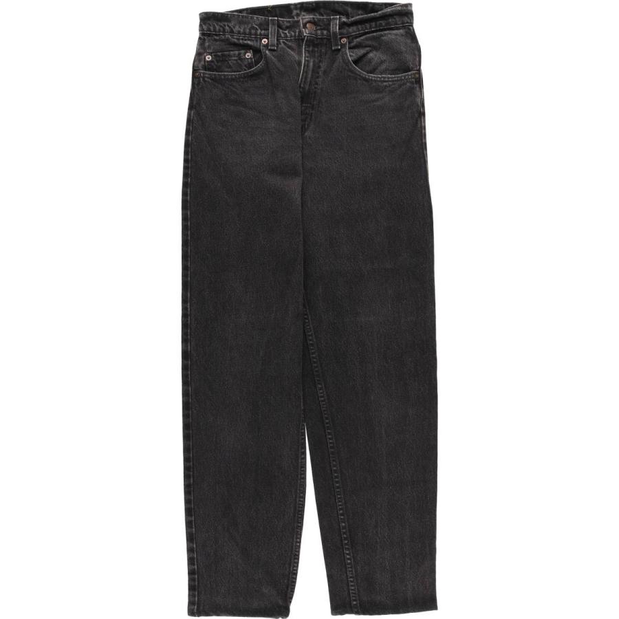 古着 90年代 リーバイス Levi's 550 RELAXED FIT TAPERED LEG ブラックデニム テーパードデニムパンツ USA製 メンズw31相当 ヴィンテージ/evb033165 Levi's（リーバイス） 古着 90年代 550 RELAXED FIT TAPERED LEG