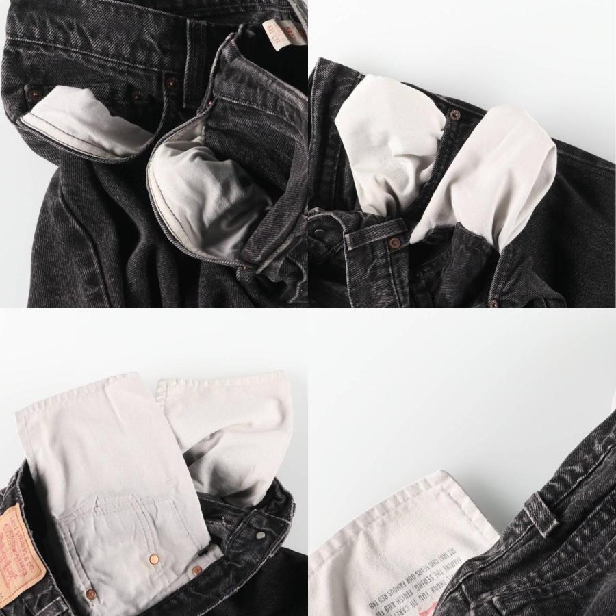古着 90年代 リーバイス Levi's 550 RELAXED FIT TAPERED LEG ブラックデニム テーパードデニムパンツ USA製 メンズw31相当 ヴィンテージ/evb033165 Levi's（リーバイス） 古着 90年代 550 RELAXED FIT TAPERED LEG