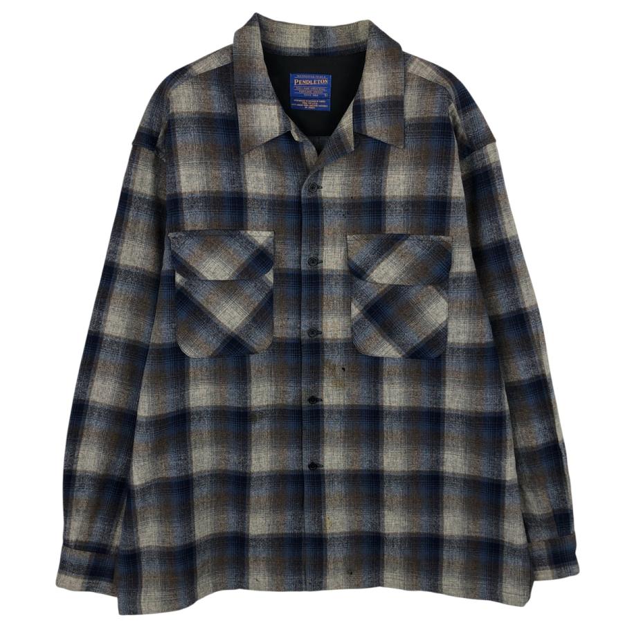 N-571 激レア　PENDLETON 　ボードシャツ　90s 00s オンブレ PENDLETON（ペンドルトン） 古着 ~00年代 ボードシャツ オンブレ