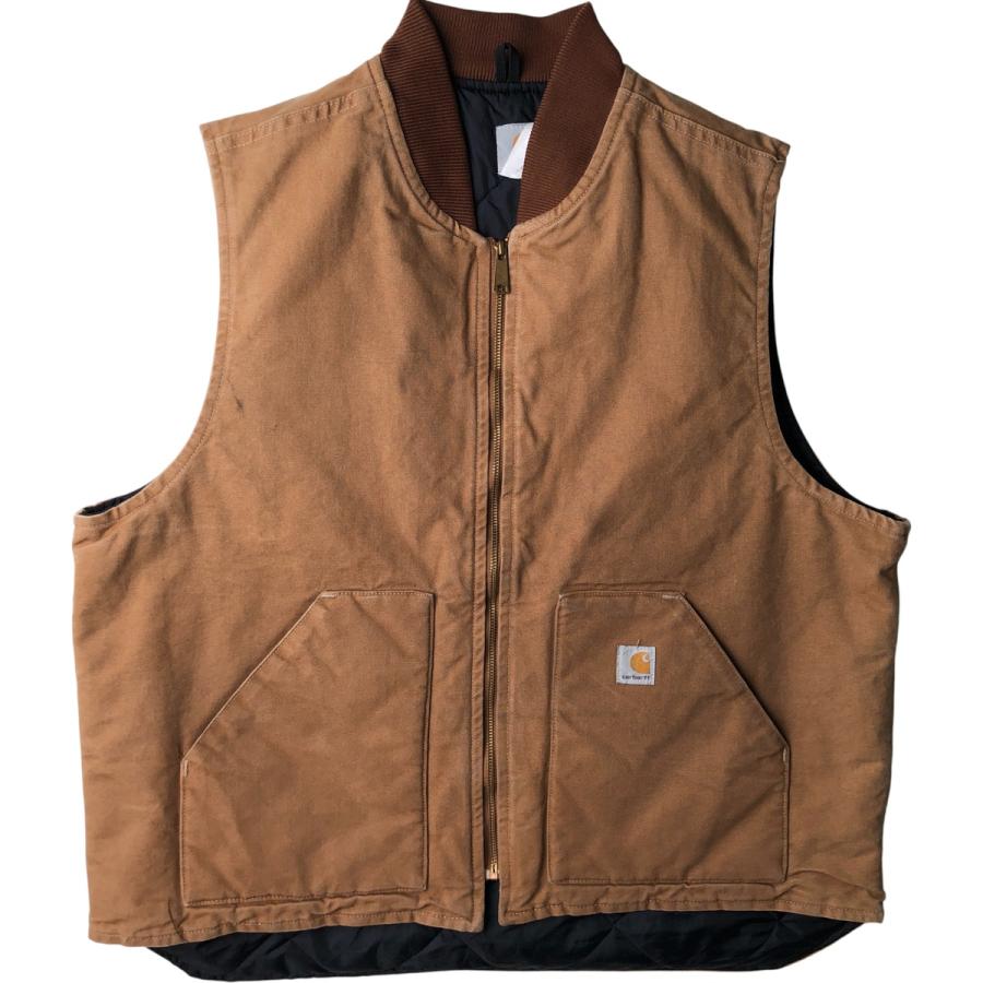 古着 カーハート Carhartt クラシックベスト ダックベスト メンズXXL相当/evb033185 Carhartt（カーハート） 古着 クラシックベスト ダックベスト メンズ