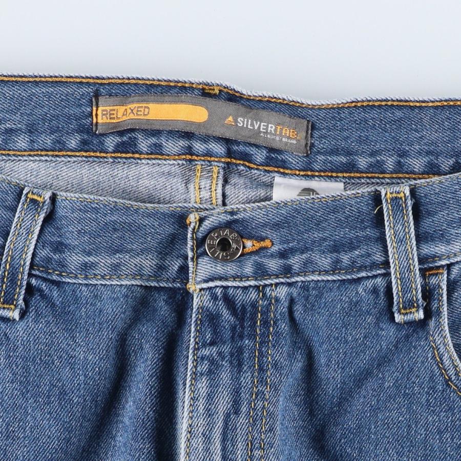古着 00年代 リーバイス Levi's SILVER TAB シルバータブ RELAXED ストレートデニムパンツ メンズw35相当/evb033192 Levi's（リーバイス） 古着 00年代 Levi's SILVER TAB シルバータブ