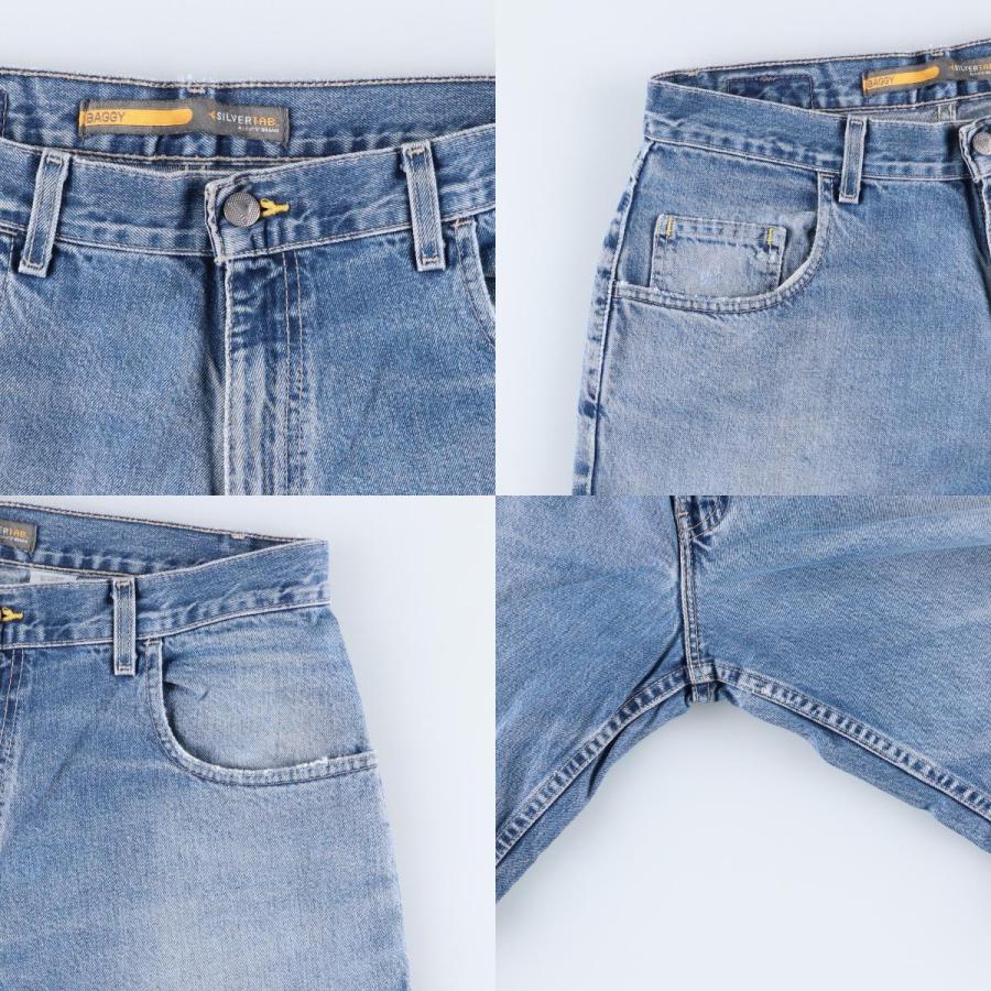 古着 00年代 リーバイス Levi's SILVER TAB シルバータブ BAGGY FIT テーパードデニムパンツ メンズw34相当/evb033198 Levi's（リーバイス） 古着 00年代 Levi's SILVER TAB シルバータブ