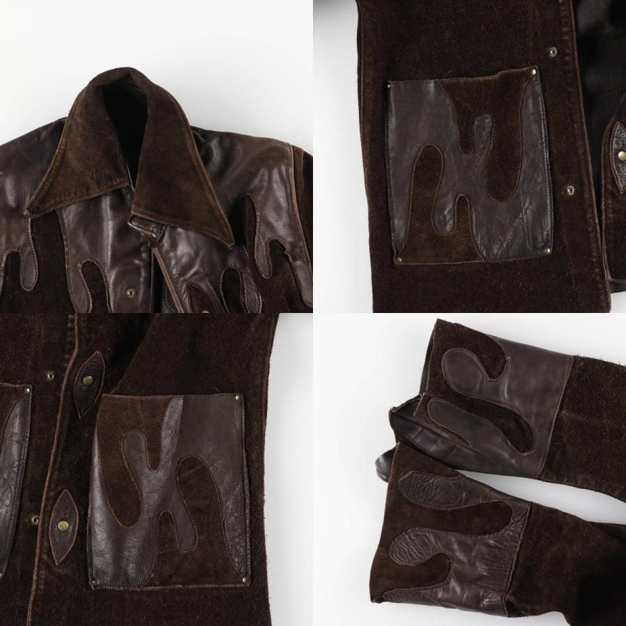 古着 スエードレザージャケット メンズS相当 /evb033209 : 古着屋JAM