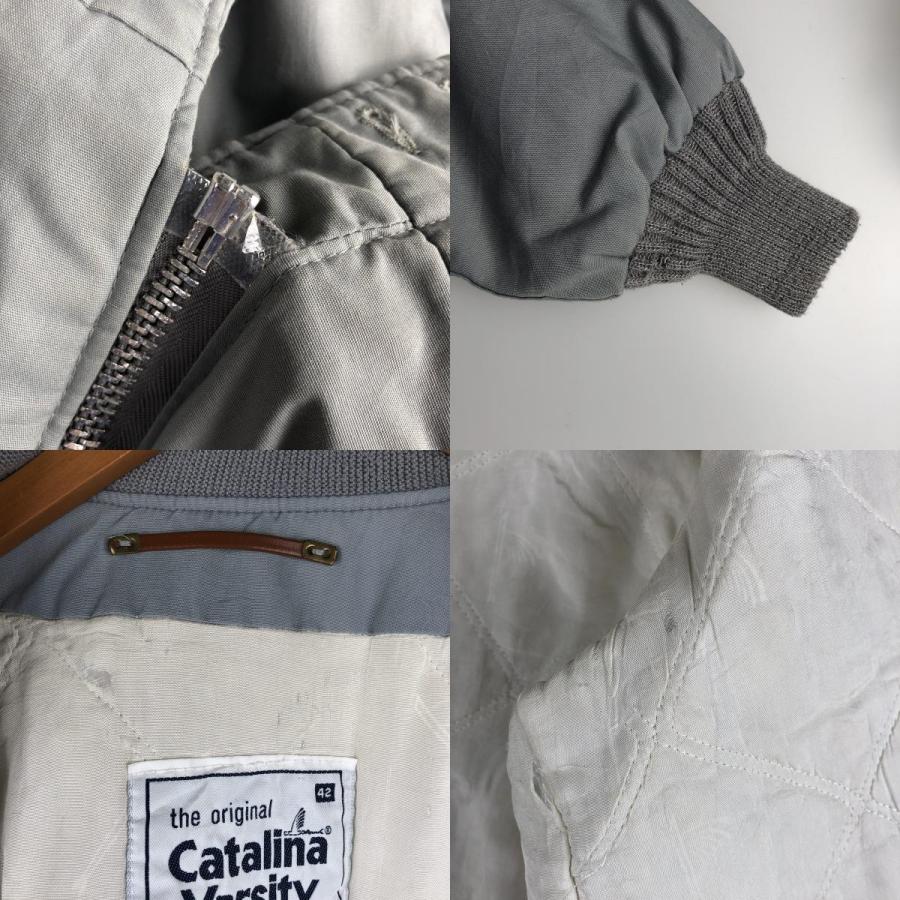 古着 80年代 Catalina Varsity ダービージャケット カップショルダー