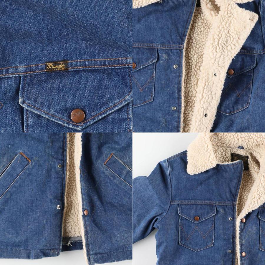 Wrangler（ラングラー） 古着 70~80年代 黒タグ デニムボアランチ