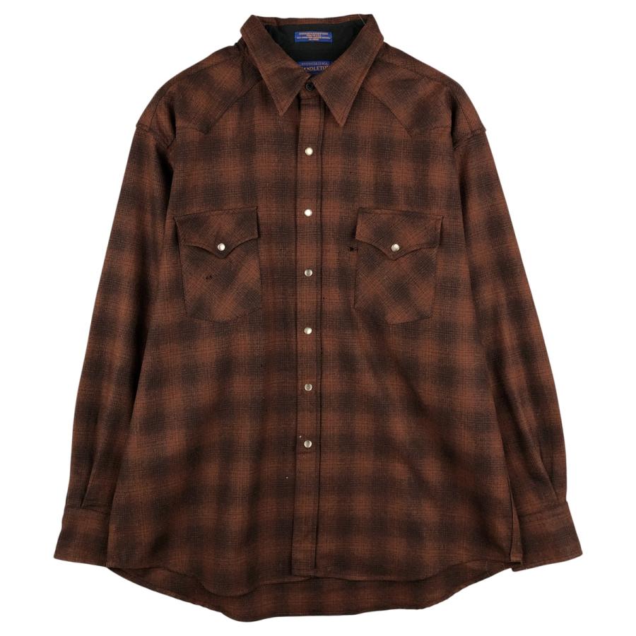 PENDLETON（ペンドルトン） 古着 オンブレチェック ウールウエスタン