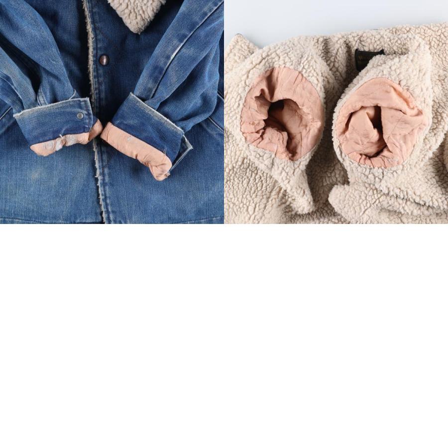 古着 70年代 ラングラー Wrangler WRANGE COAT ランチコート デニムボアランチコート USA製 メンズL相当 /evb007463 Wrangler（ラングラー） 古着 70~80年代 Wrangler WRANGE COAT ランチ
