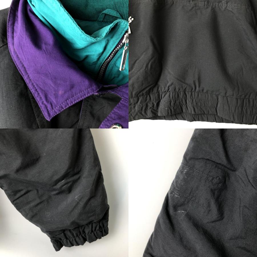 Eddie Bauer（エディーバウアー） 古着 80~90年代 黒タグ ハーフジップ