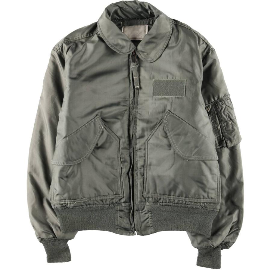【80s 米軍実物】 CWU-45/Pフライトジャケット usa製 IDEAL 古着 80年代 米軍実品 CWU-45/P ミリタリー フライトジャケット USA製