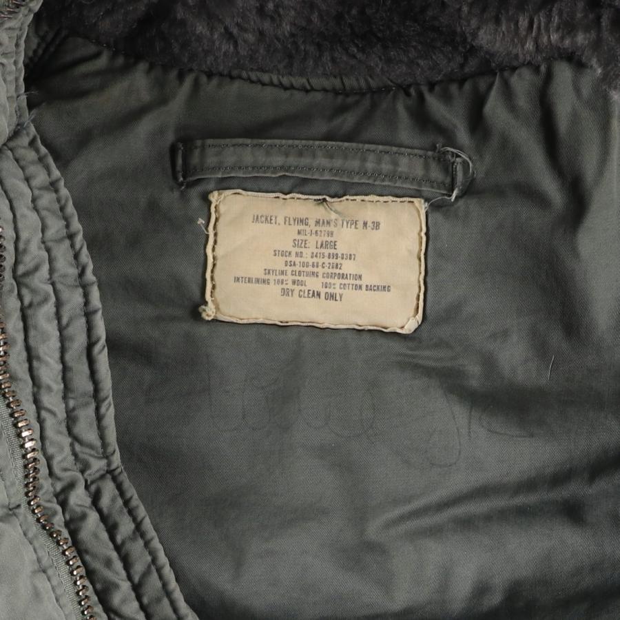 古着 60年代 米軍実品 N-3B ミリタリー フライトジャケット USA製