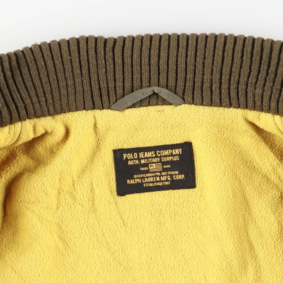 古着 ラルフローレン Ralph Lauren POLO JEANS COMPANY 中綿入り ミリタリー フライトジャケット メンズL相当/evb033566 古着 ラルフローレン Ralph Lauren POLO JEANS COMPANY 中綿入り