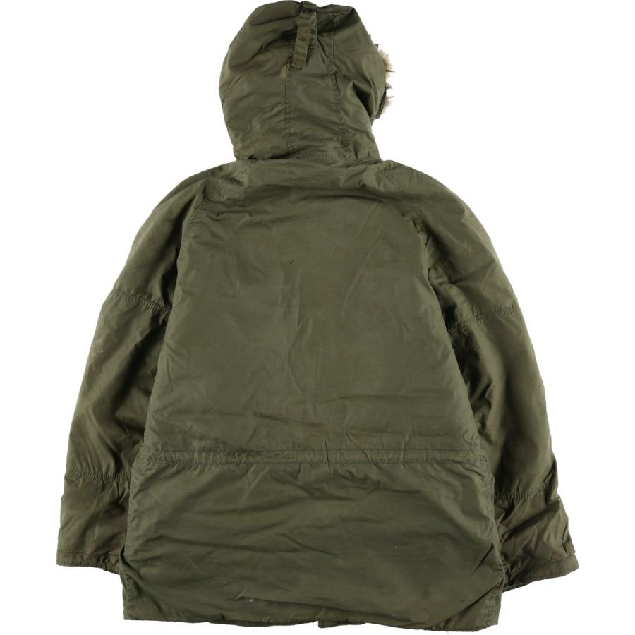 古着 70年代 米軍実品 N-3B MODIFIED コヨーテファー 中綿入り