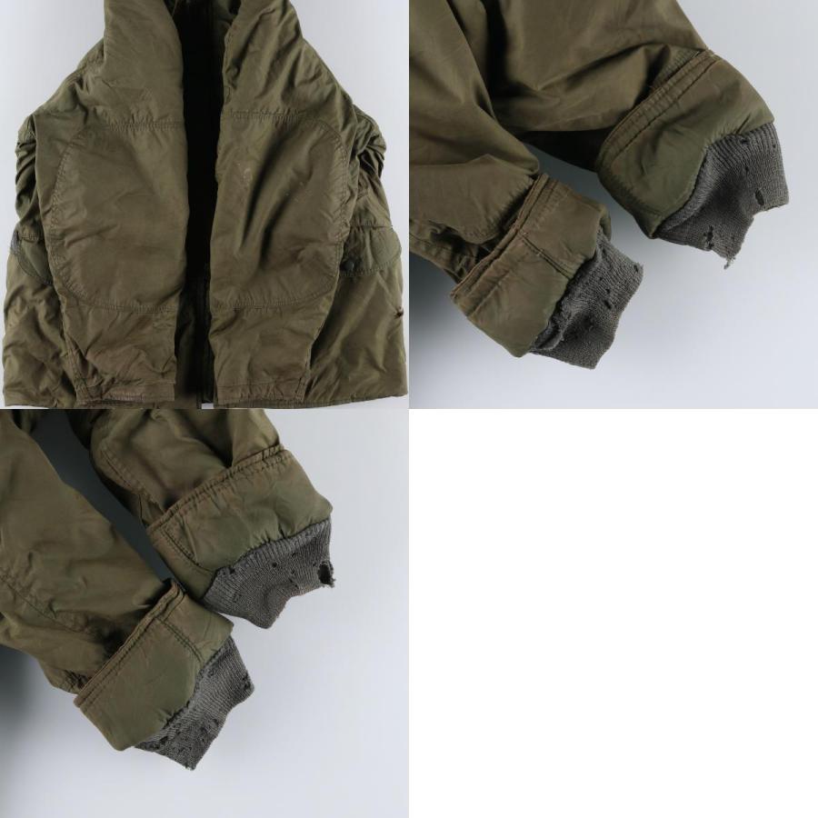 古着 70年代 米軍実品 N-3B MODIFIED コヨーテファー 中綿入り
