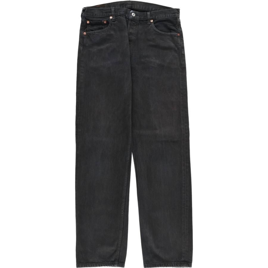 古着 90年代 リーバイス Levi's リーバイス501 ユーロモデル ブラックデニム ストレートデニムパンツ メンズw35相当 ヴィンテージ/evb033764 Levi's（リーバイス） 古着 90年代 リーバイス501 ユーロモデル