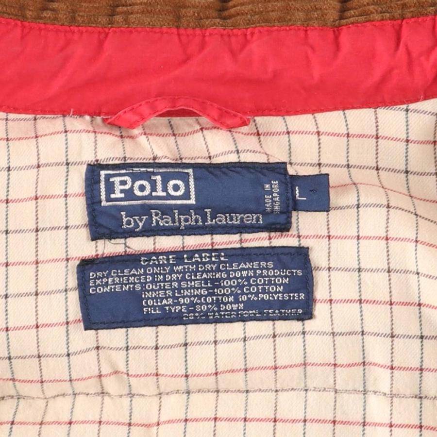 古着 ラルフローレン Ralph Lauren POLO by ダウンジャケット メンズL