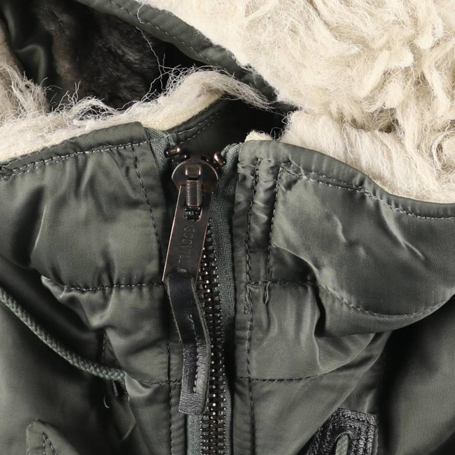 古着 80年代 米軍実品 N-2B 中綿入り ミリタリー フライトジャケット