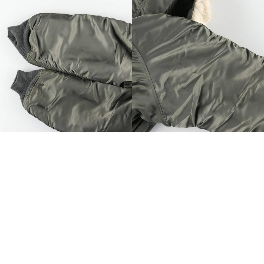 古着 80年代 米軍実品 N-2B 中綿入り ミリタリー フライトジャケット